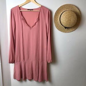 VERO MODA boho blush flowy dress 🌙 Coachella vibe 🌙